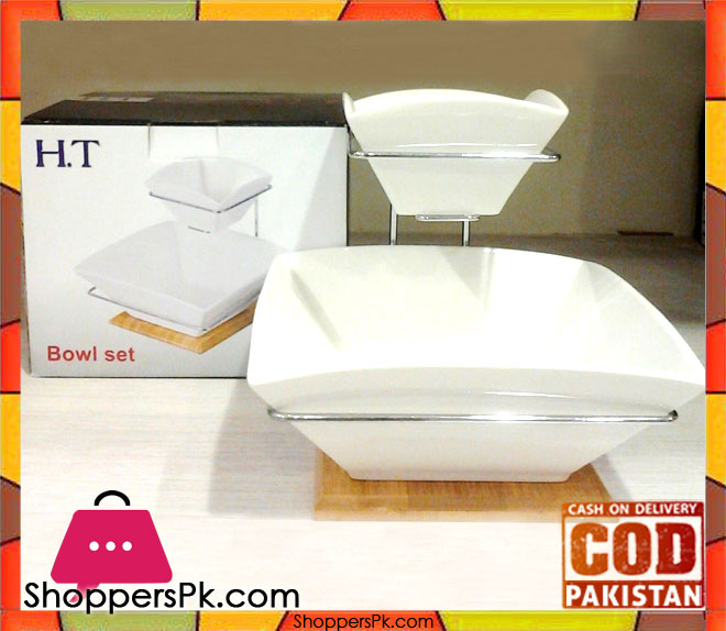 H.T 2 Step Bowl Set