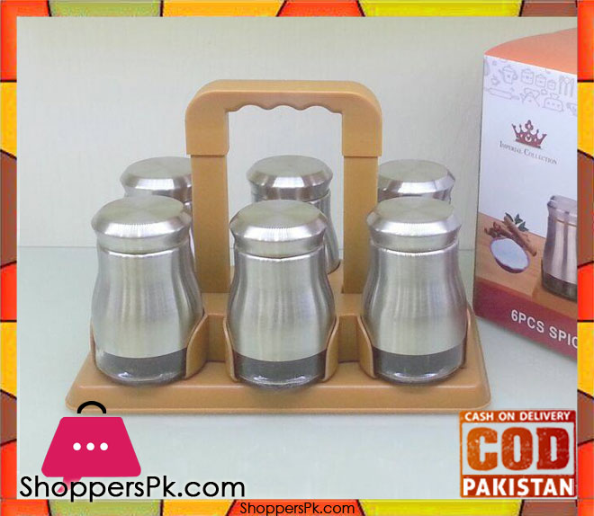 Imperial Collection 6Pcs Spice Rack With Stand