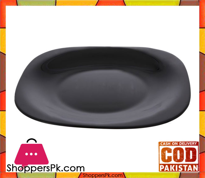 Luminarc Carine Black Dessert Plate 6 Pieces