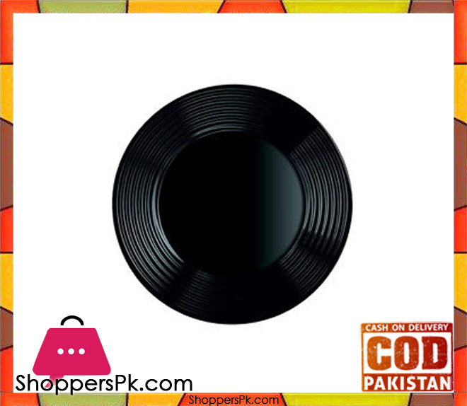 Luminarc Harena Black Dessert Plate 19cm 6 Pieces