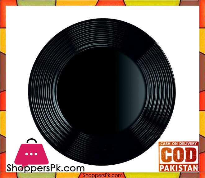 Luminarc Harena Black Plate Large 26 6 Pieces