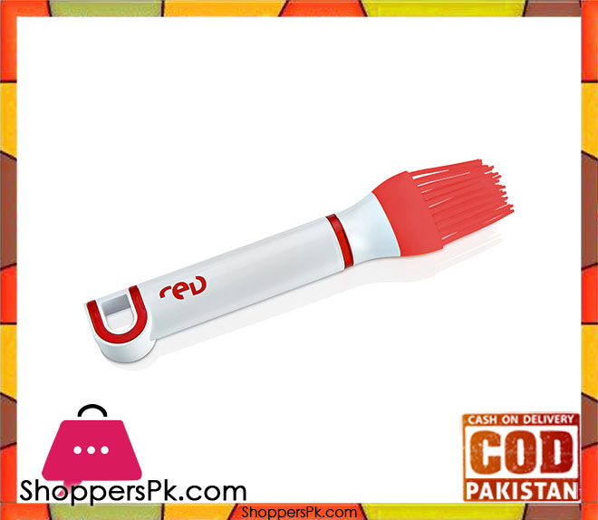Red Silicon Egg Brush