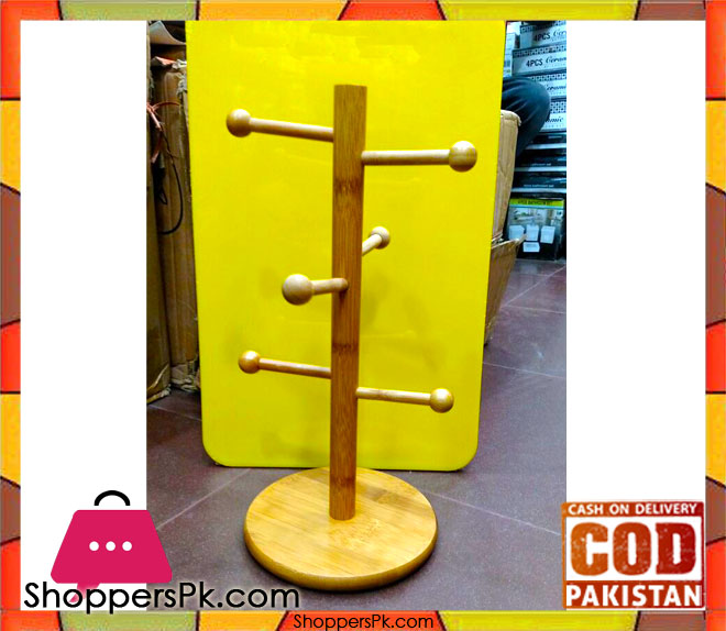 Bamboo Wooden Mug Stand