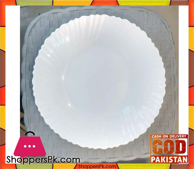 Opal Dinner Rice Plate 6 Pieces