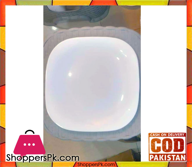 Opal Sqaure Dinner Quater Plate 6 Pieces