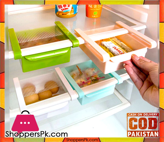 Plastic Kitchen Refrigerator Fridge Storage Rack