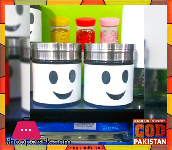 2 Pieces Salt and Pepper Set (White and Red)