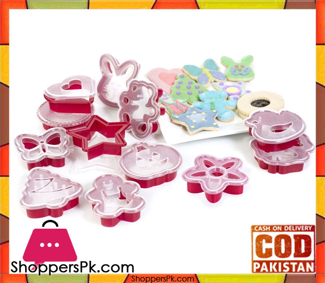 Bakers Cookie Cutter & Stencil Set