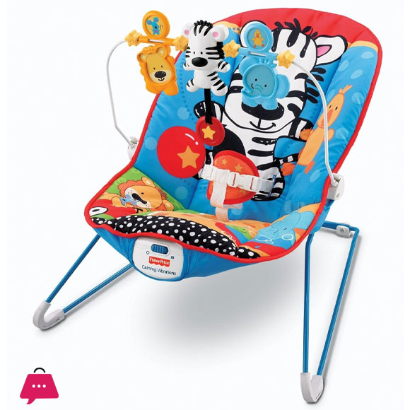 Fisher-Price Babys Bouncer, Adorable Animals