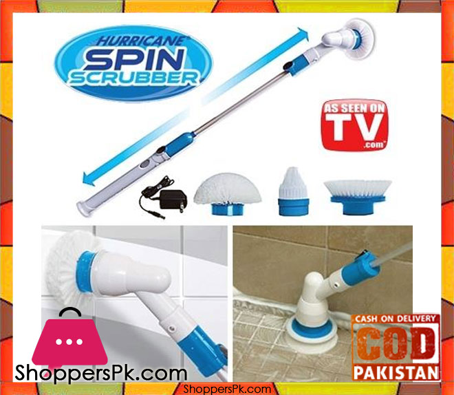 Hurricane Spin Scrubber Rechargeable Cordless Cleaning Brush