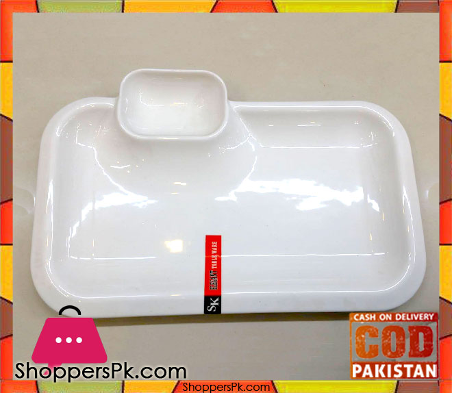 Elegant Chip and Dip Ceramic Serving Dish One Pieces