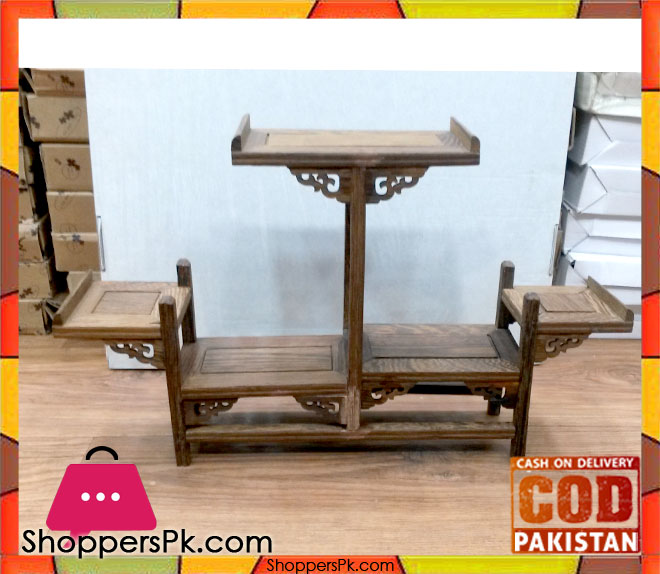 Fancy Wooden Candle Stand
