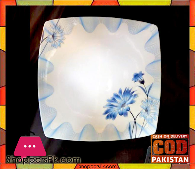 Melamine Square Rice Plate 12 Pieces (103)