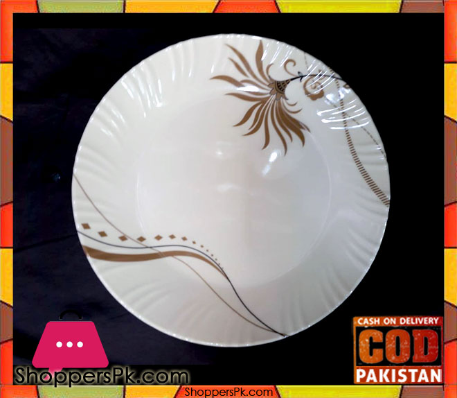 Melamine Rice Plate 12 Pieces Flower Print (111)