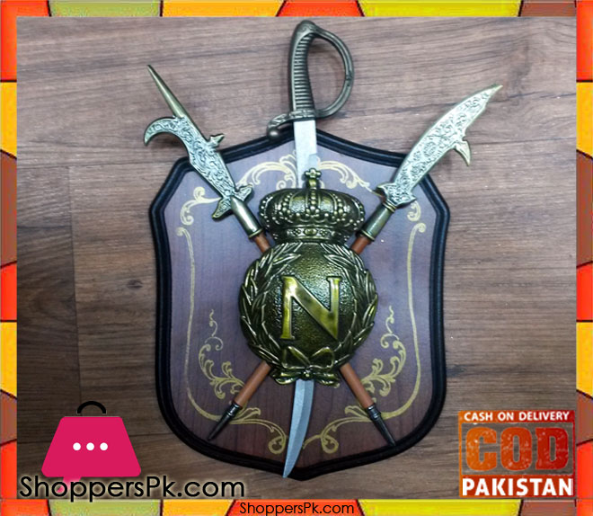 Wall Decoration Wooden Shield (101)