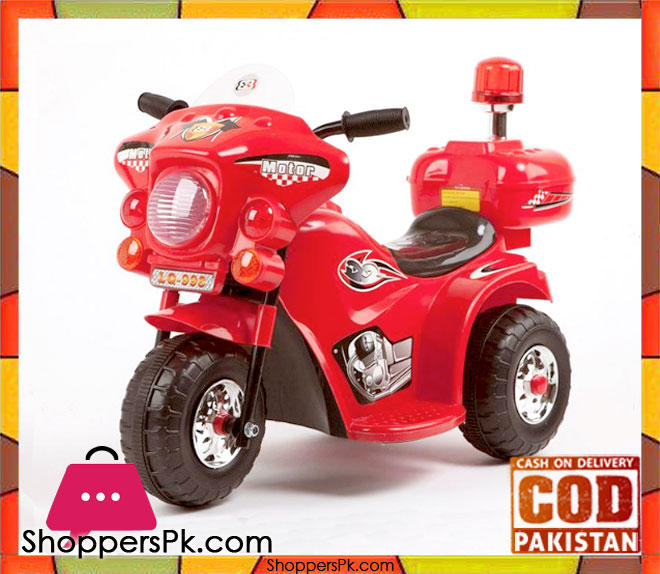 Ride On Battery Operated Police Bike For Kid