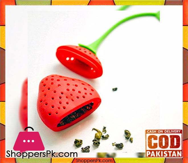 Silicone Strawberry Tea Strainer One Pieces
