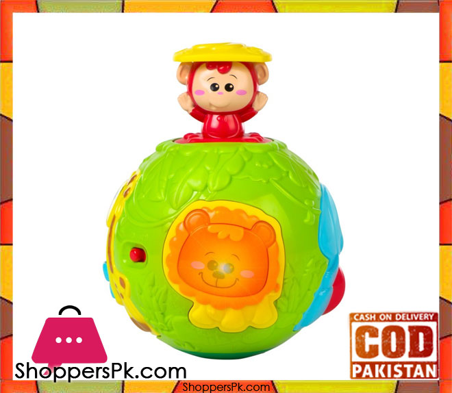 Winfun Roll N Pop Jungle Activity Ball - 0778