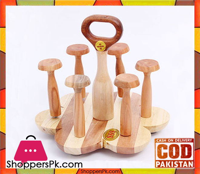 Wooden Glass Stand