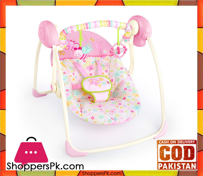 Bright Starts Portable Swing, Flutter Dot