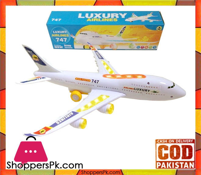 Luxury Airplane 747 With Lights and Real Sounds Large