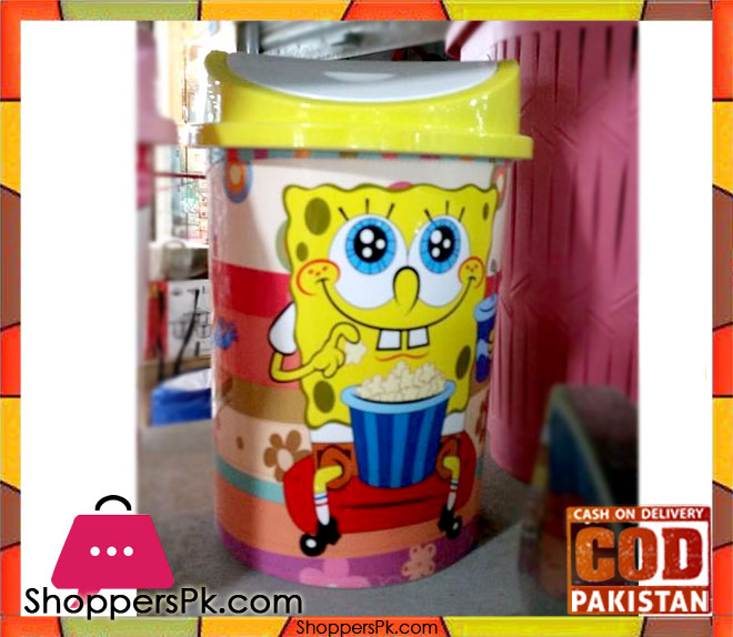 Spongebob Plastic Dustbin
