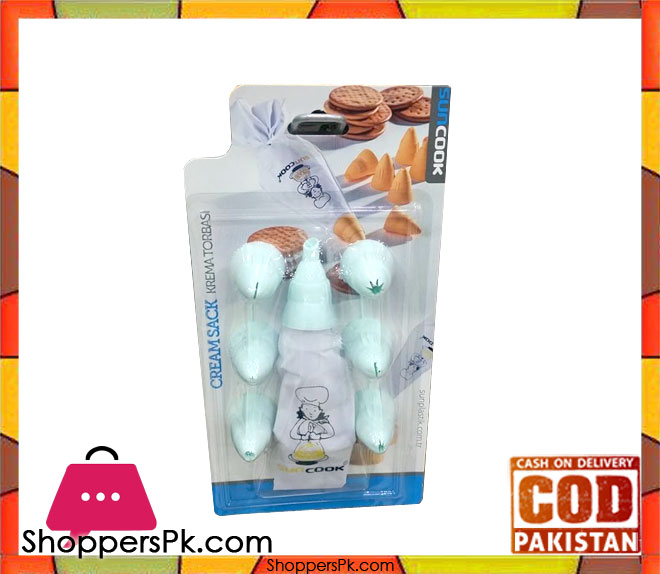 Sun Cake 6 Nozzles Pastry Cake Decorator Icing Bag