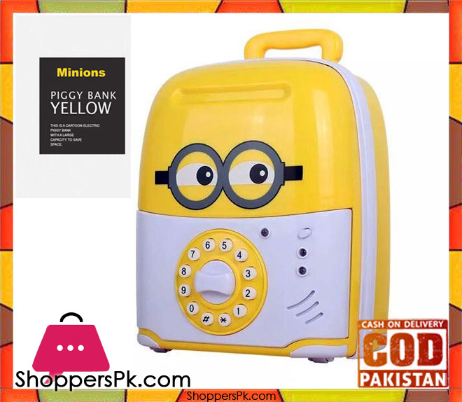 Trolley Case Saving Box for Kids Minion
