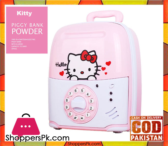 Trolley Case Saving Box for Kids Hello Kitty