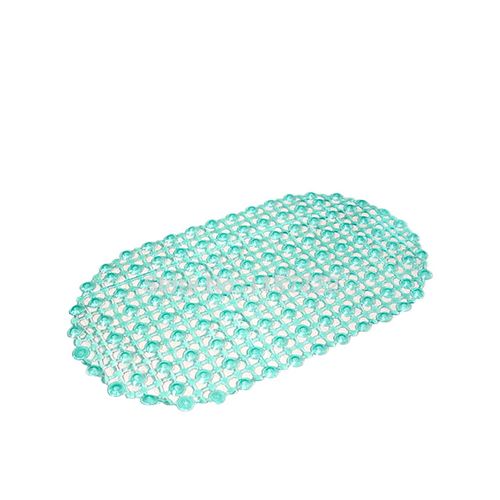 PVC Suction Shower Mat - Anti Slip - 37 x 65 cm - Sea Green