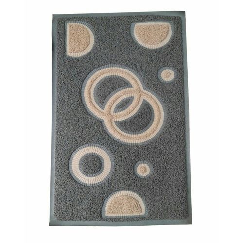 Pvc Rubber Mat Size 38×58 Cm Gray