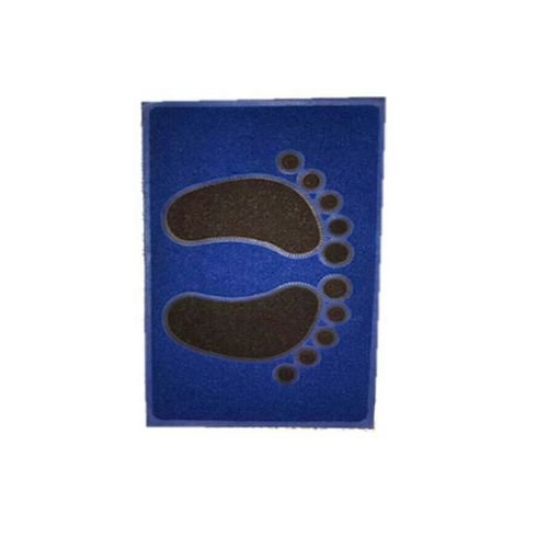 Pvc Rubber Mat Size 38×58 Cm - Blue