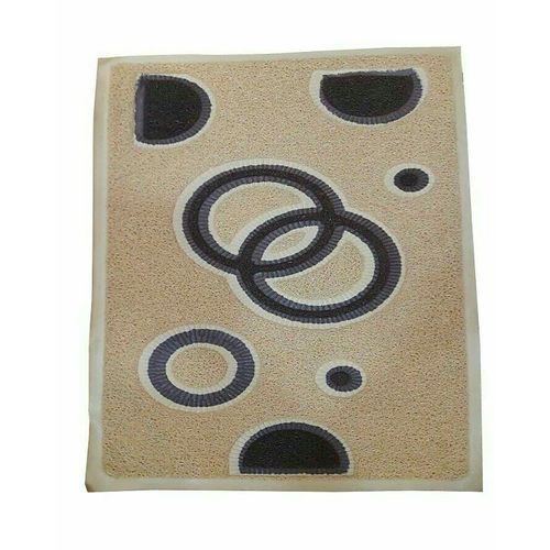 Pvc Rubber Mat Size 38×58 Cm - Cream