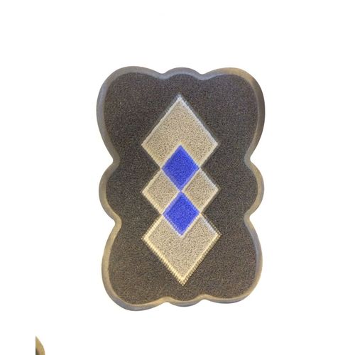 Bathroom Mat - Check Design - 15cm X 22cm