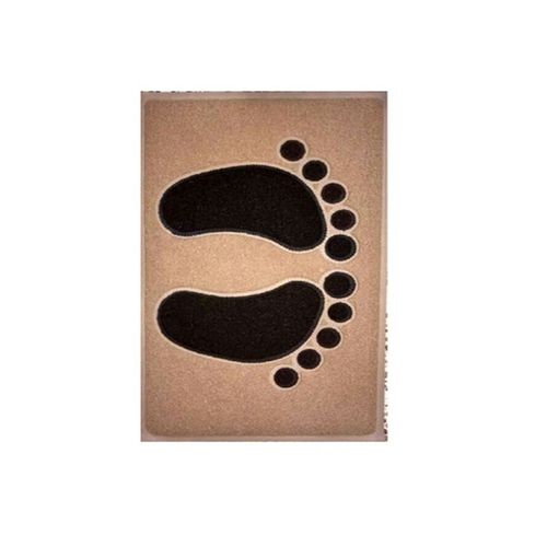 Rubber Mat - 45 x 75cm - Cream