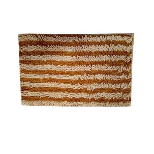 Soft Shaggy Non Slip Bath Mat - Brown