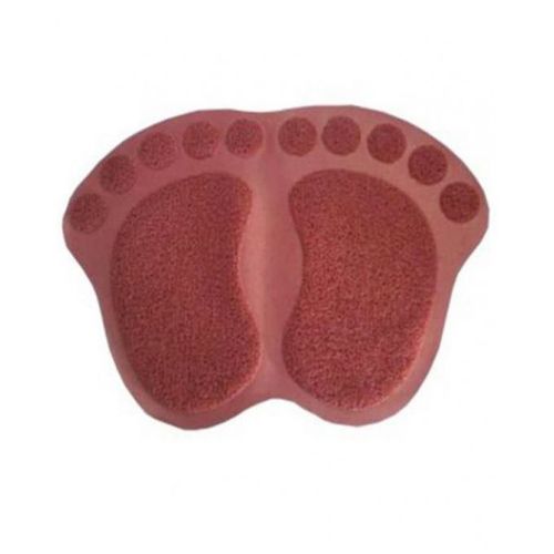 Foot Design Mat - Maroon