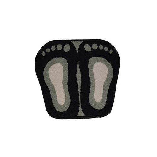 Big Foot Door Mat - Black & White