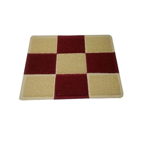 Bathroom Mats - Check Design - 34cm x 58cm