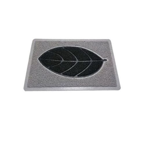 Bathroom Rubber Mats - 34cm X 58cm - Grey & Black
