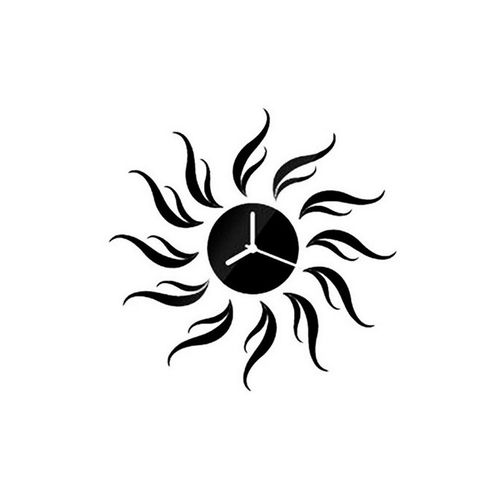 Black Desire Wall Clock - Black