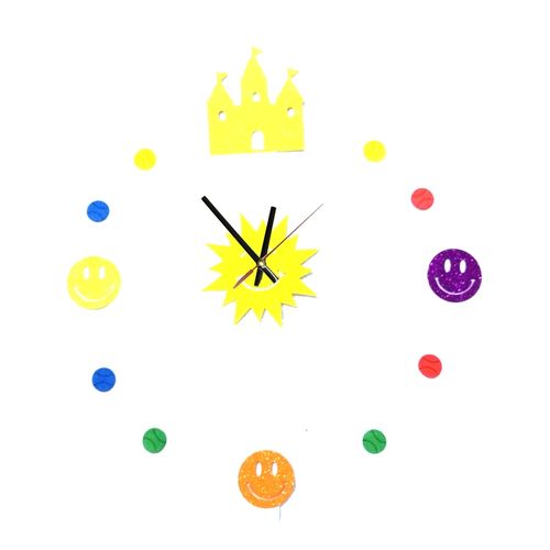 3D Wall Clock - Multi-color