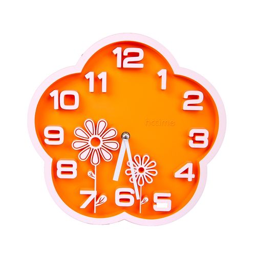 Flower Shape Wall Clock