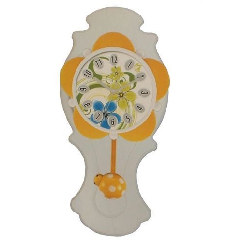 Fancy Wall Clock - White