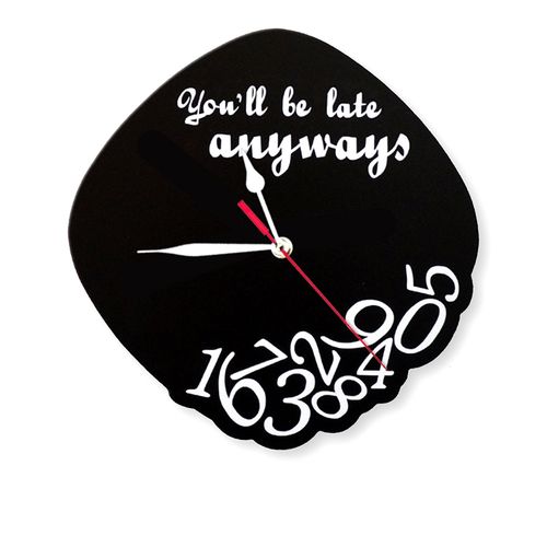 Non - Ticking Silent Wall Clock - F P -0020