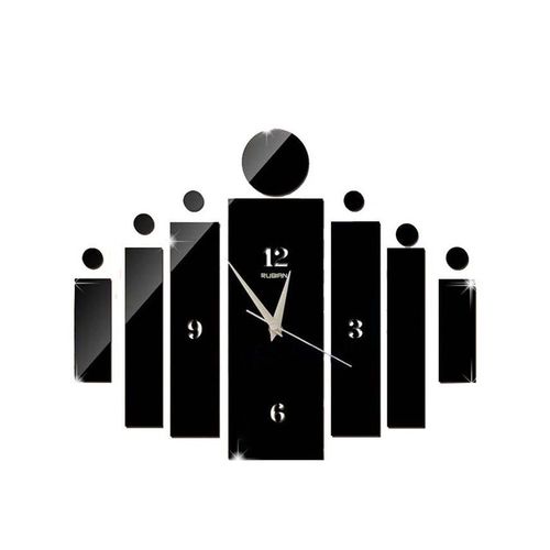 RUBIAN Prolific WallClock - Black