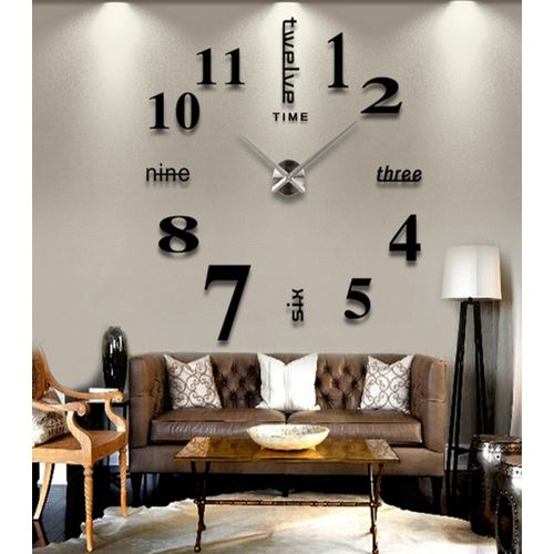 3D Number wall Clock