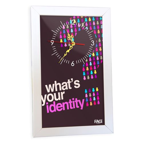 Table/Wall Clock - White