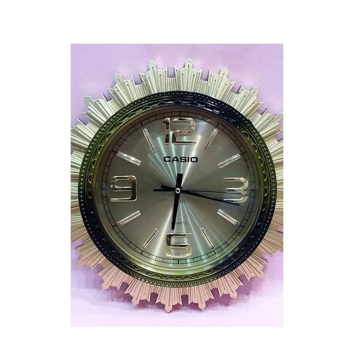Golden Wall Clock