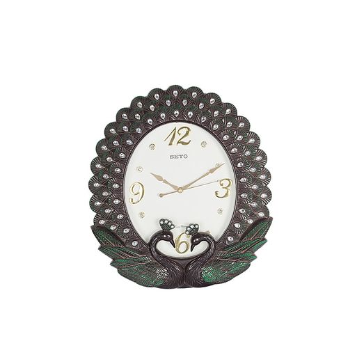 PWC-212B - Structured White Centre Dial Wall Decor Clock